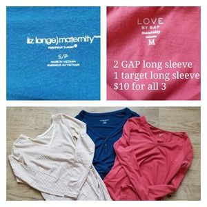 Maternity long sleeve shirts